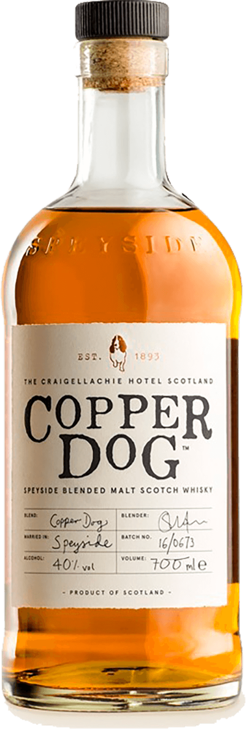 Copper Dog Speyside Blended Malt Scotch Whisky peat chimney batch strength wemyss malts blended malt scotch whisky