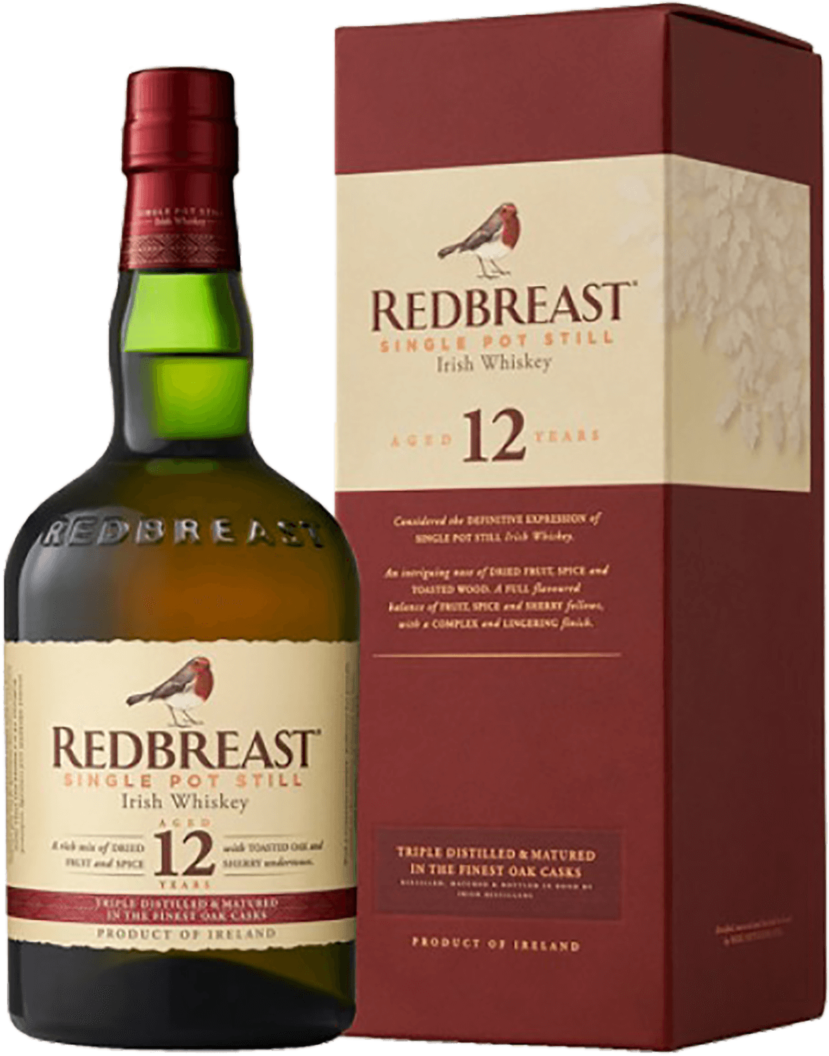 Redbreast Blended Irish Whiskey 12 y.o. (gift box)