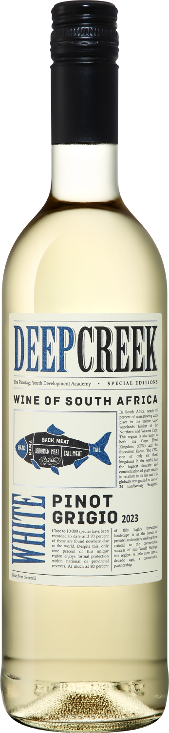 Deep Creek Pinot Grigio Western Cape WO Origin Wine Stellenbosh