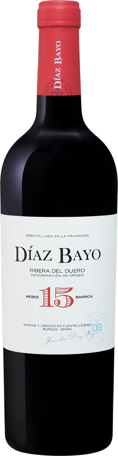 Diaz Bayo 15 Meses Barrica Ribera del Duero DO Nuestro de Diaz Bayo