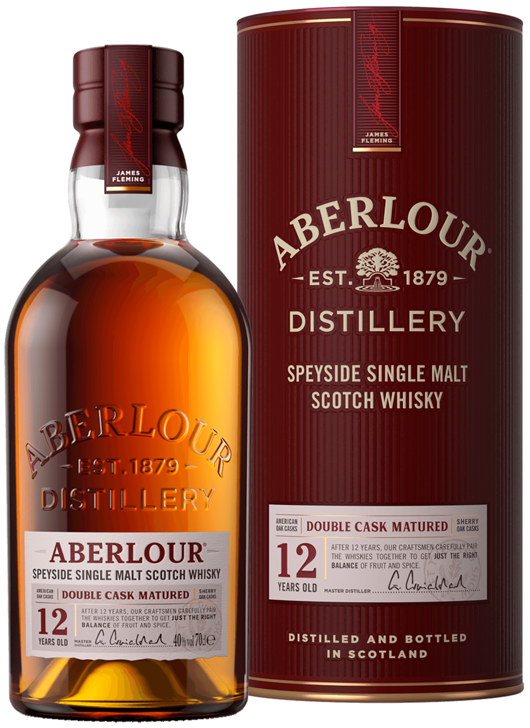 Aberlour Double Cask Matured Highland Single Malt Scotch Whisky 12 y.o. (gift box)