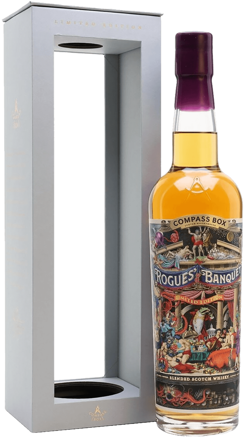Compass Box Rogues' Banquet Blended Scotch Whisky (gift box) compass box menagerie blended malt scotch whisky gift box