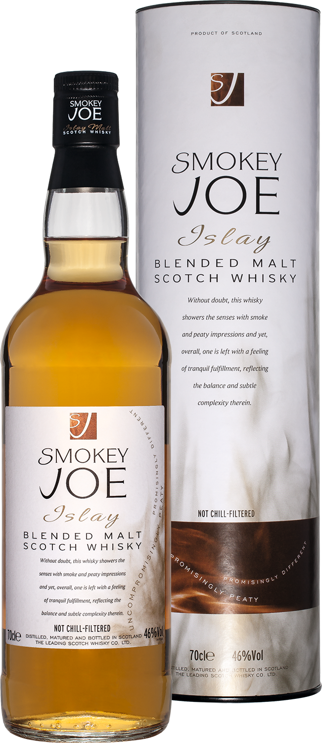 Виски Smokey Joe Islay Blended Malt Scotch Whisky (gift box) 0.7 л (Смоки  Джо Айла Блендед Молт солодовый виски в подарочной упаковке), купить в  магазине в Москве - цена, отзывы