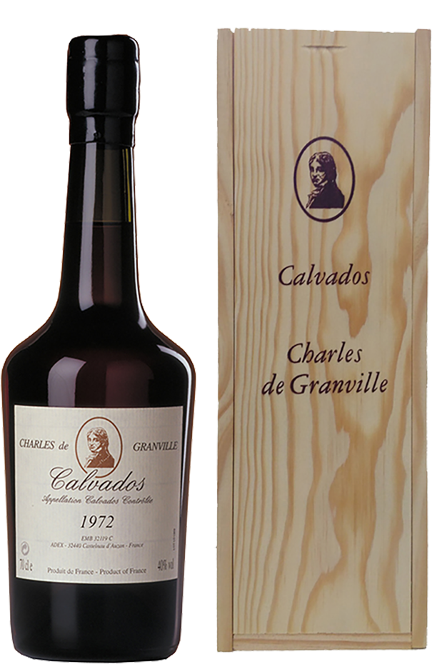 Charles de Granville 1972 Calvados AOC (gift box) marquis de montdidier vsop calvados aoc gift box