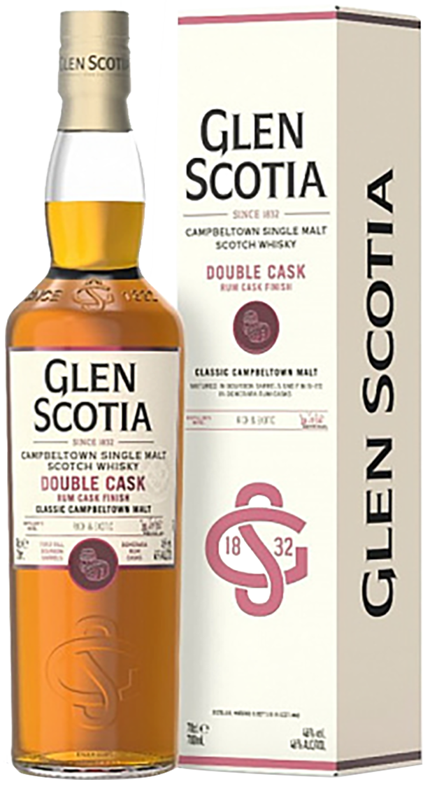 Глен Скоша Дабл Каск Ром Финиш Солодовый Шотландский Виски в подарочной упаковке 0.7&nbsp;л