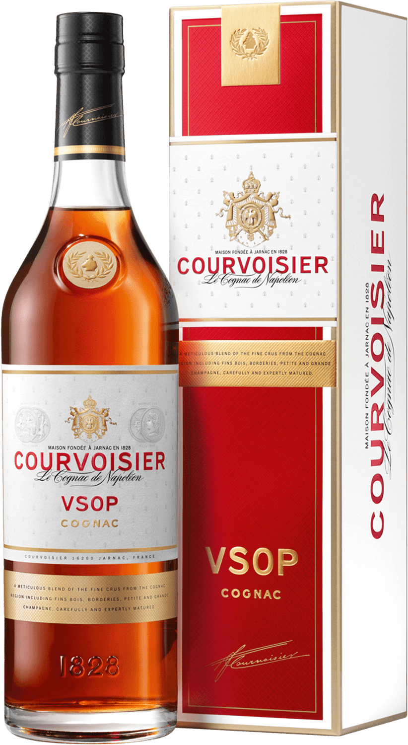 Courvoisier VSOP (gift box) courvoisier vs in gift box with two glasses