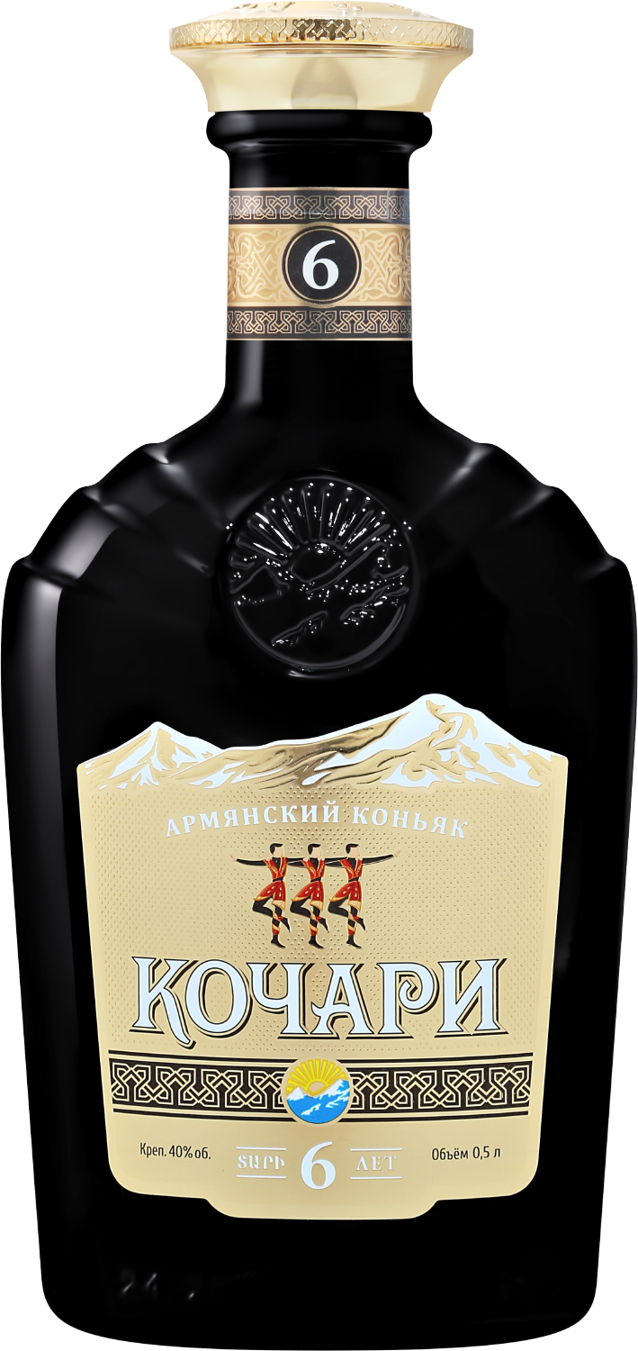 Коньяк Kochari Armenian Brandy 6 y.o. 0.5 л (Кочари 6 Лет), купить в  магазине в Москве - цена, отзывы