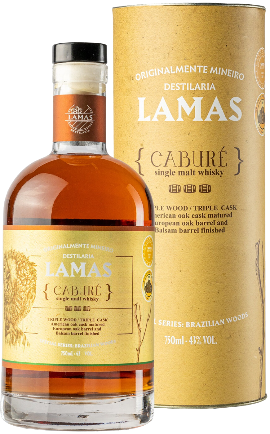 Lamas Cabure Triple Wood Single Malt Whisky (gift box)