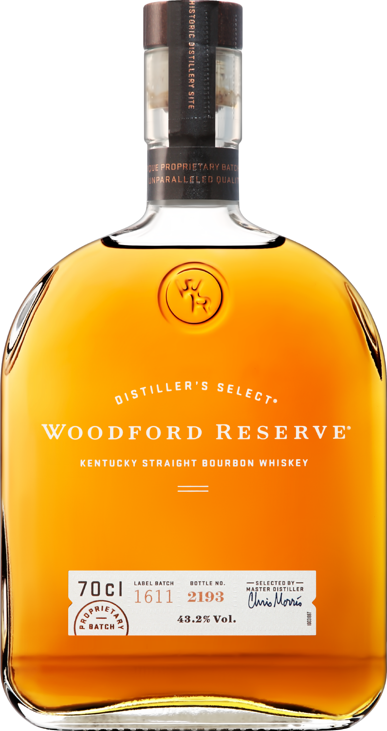 Виски Woodford Reserve Kentucky Straight Bourbon Whiskey 0.7 л (Вудфорд  Резерв Кентуки Стрейт Бурбон ), купить в магазине в Перми - цена, отзывы