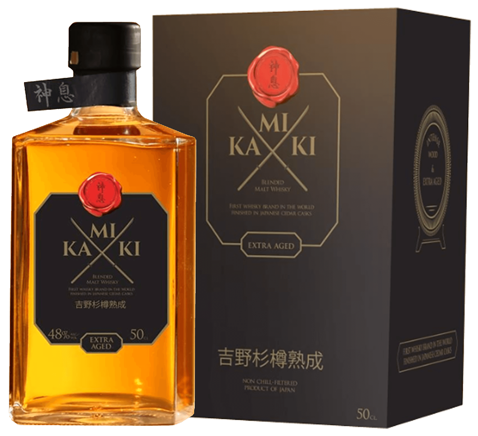 Kamiki Intense Blended Malt Whisky виски shinobu blended malt япония 0 75 л