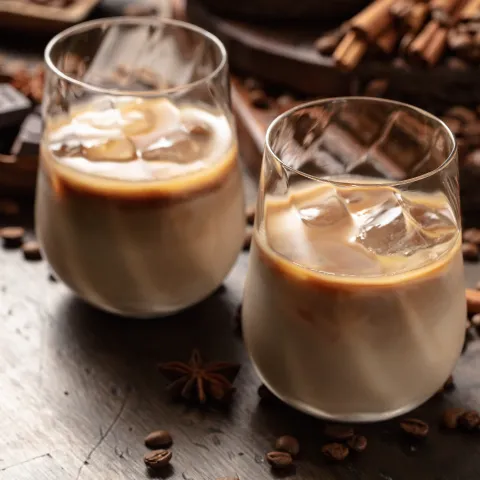 Cold Irish Cream Coffee