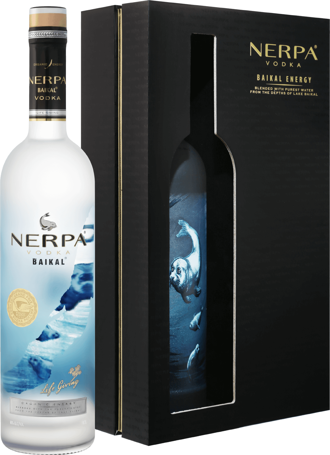 Baikal Nerpa (gift box with 2 shots)