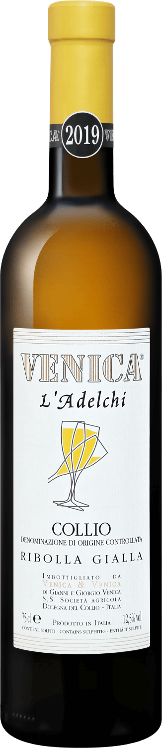 L’Adelchi Ribolla Gialla Collio DOC Venica and Venica cabernet franc collio doc venica and venica