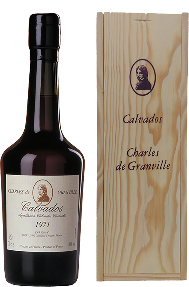 Charles de Granville 1971 Calvados AOC (gift box) marquis de montdidier xo calvados aoc gift box