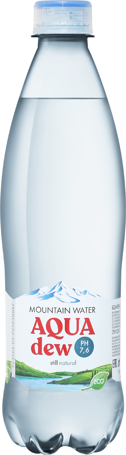Вода негазированная Аква Дью 0.5&nbsp;л