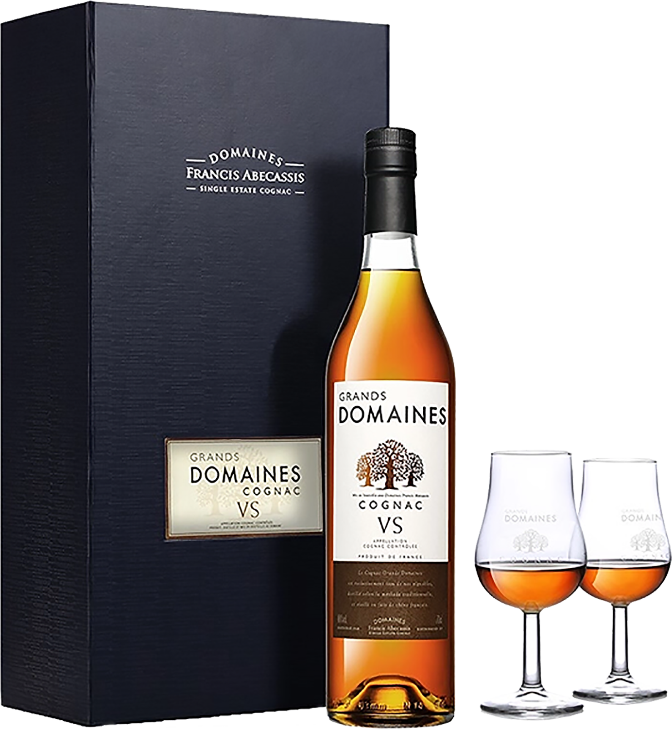 Гран Домен VS в подарочной упаковке с бокалами 0.7&nbsp;л