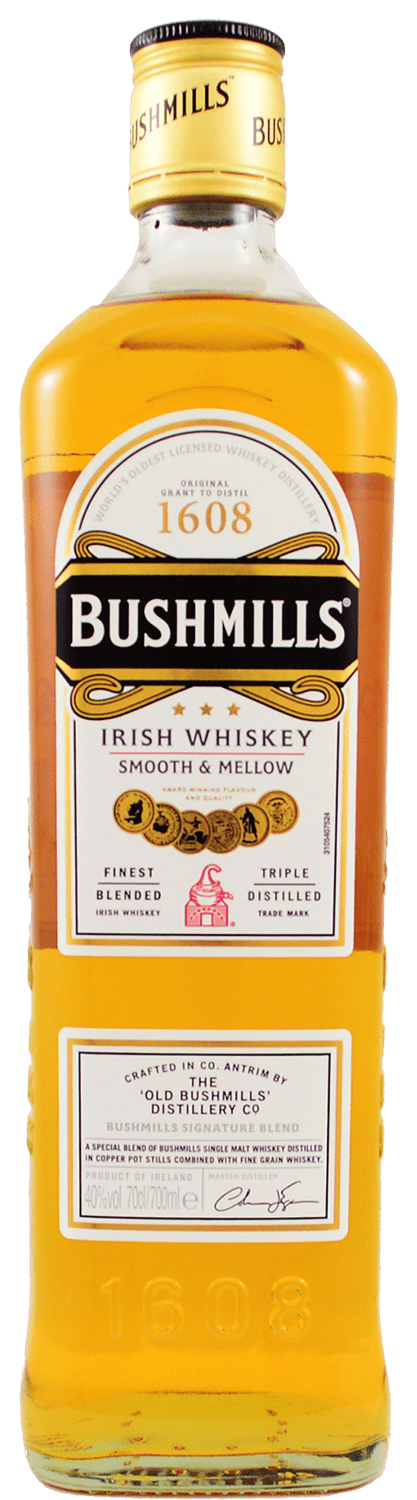 Bushmills Original Blended Irish Whiskey bushmills original blended irish whiskey gift box with 2 glasses