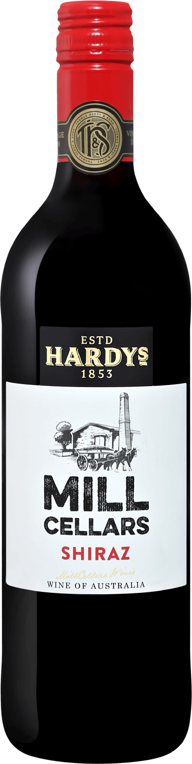 Mill Cellars Shiraz South Eastern Australia Hardy’s crest chardonnay pinot noir south eastern australia hardy’s