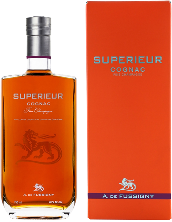 А. де Фуссиньи Сюперьор Фин Шампань Коньяк в подарочной упаковке 0.7&nbsp;л
