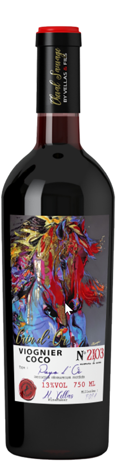 Крэн д'Ор Вионье Коко Пэй д'Ок IGP Виньобль Веллас 0.75&nbsp;л