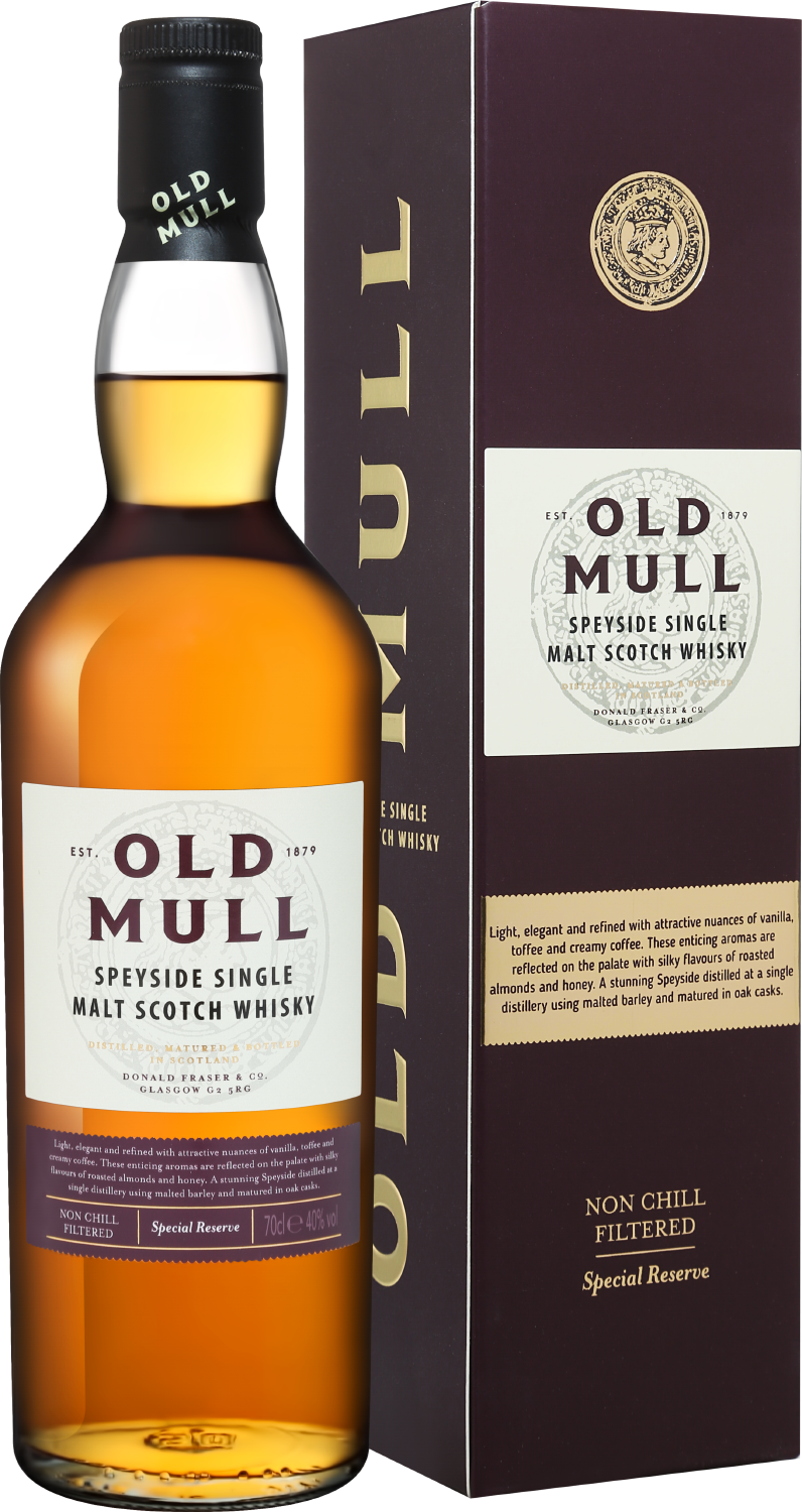 Old Mull Speyside Single Malt Scotch Whisky (gift box) tomintoul speyside glenlivet peaty tang single malt scotch whisky gift box