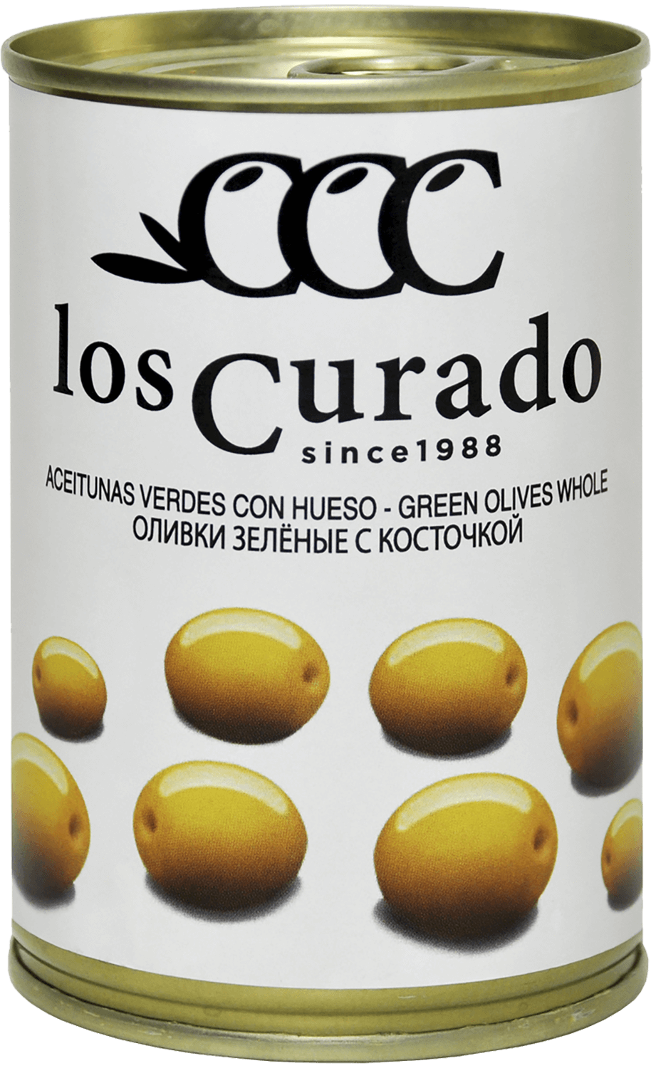 Продукты питания Green olives whole Los Curado 0.3 л (Зеленые оливки с  косточкой Лос Курадо), купить в магазине в Москве - цена, отзывы