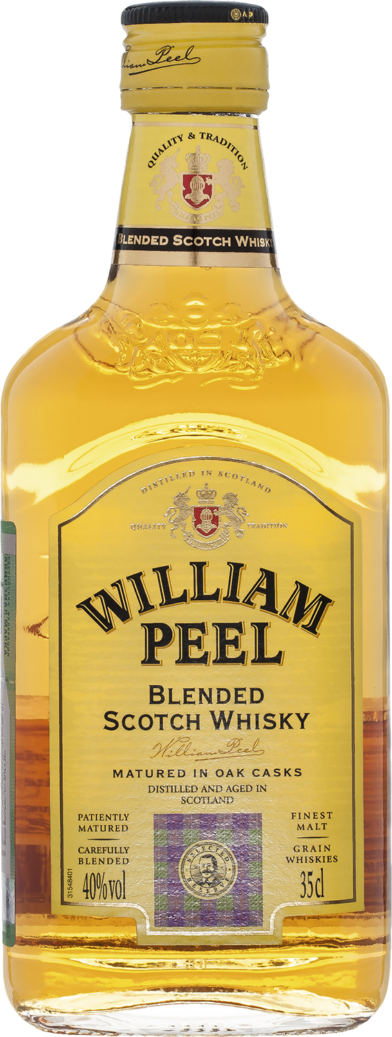 William Peel Blended Scotch Whisky william peel double maturation blended scotch whisky