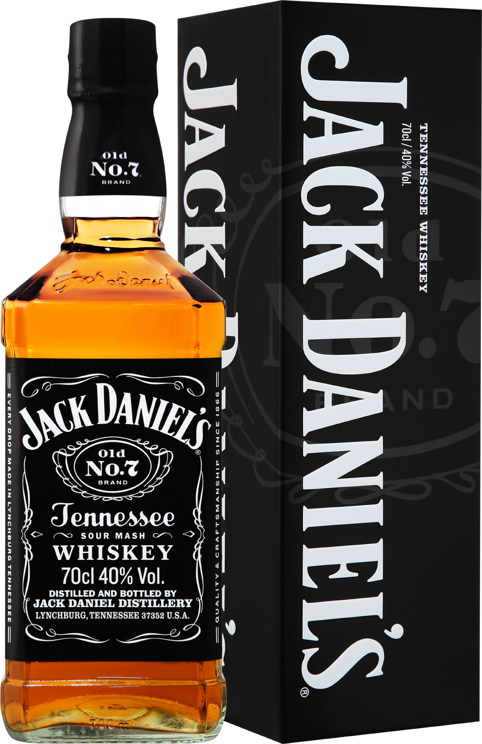 Jack Daniel's Tennessee Whiskey (gift box) jack daniel s tennessee whiskey gift box with 2 glasses