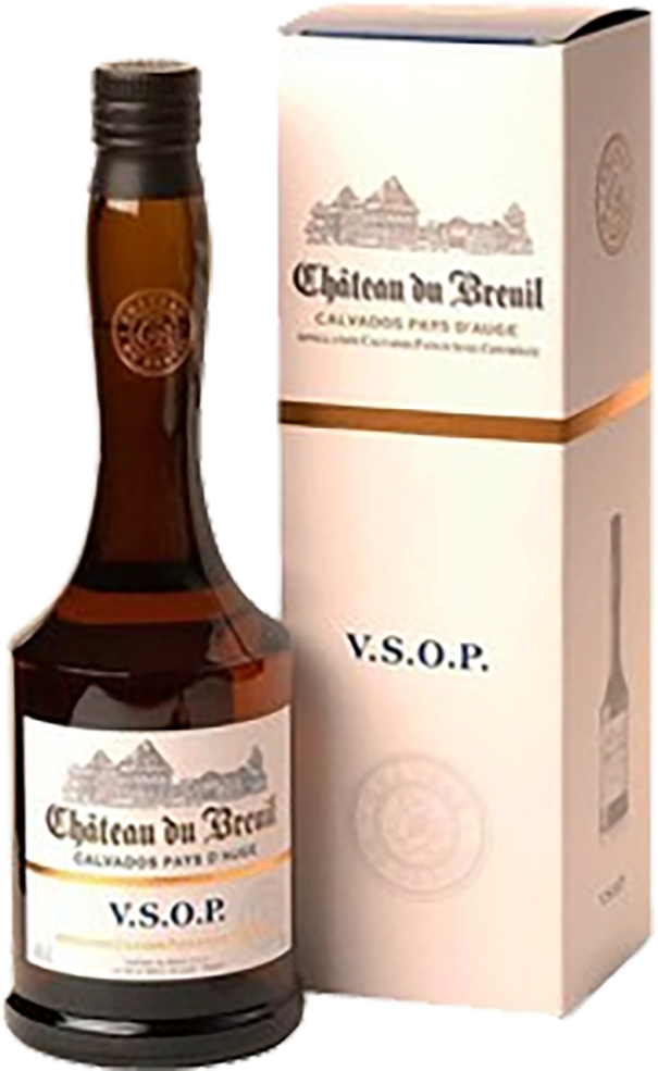 Шато дю Брёй Пэи д'Ож AOC VSOP в подарочной упаковке 0.7 л