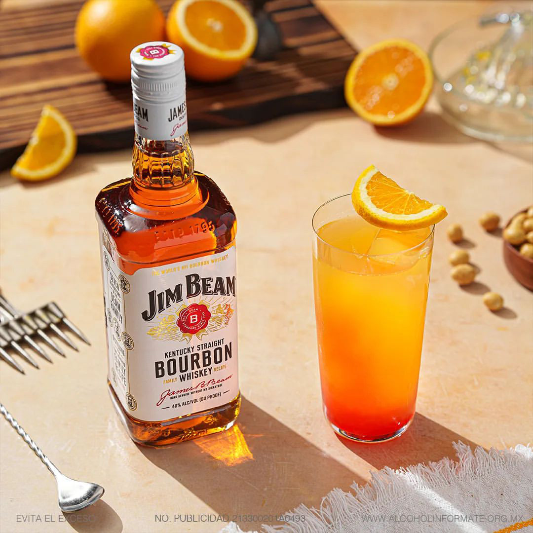 Джим Бим Кентукки Стрейт Бурбон зерновой виски 1&nbsp;л