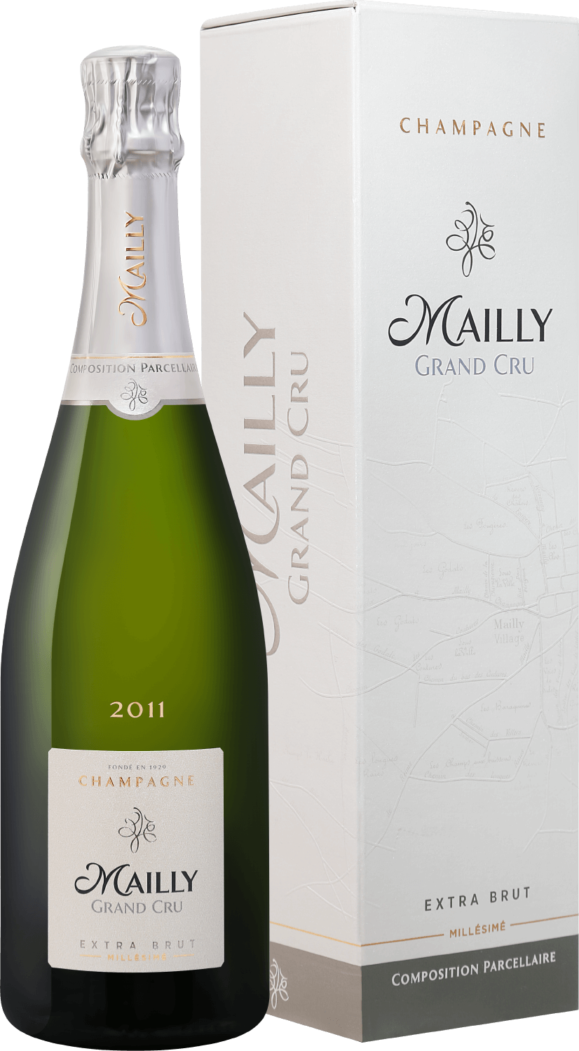Mailly Grand Cru Extra Brut Millesime Champagne АОС (gift box) mailly grand cru l’intemporelle brut millesime champagne аос gift box