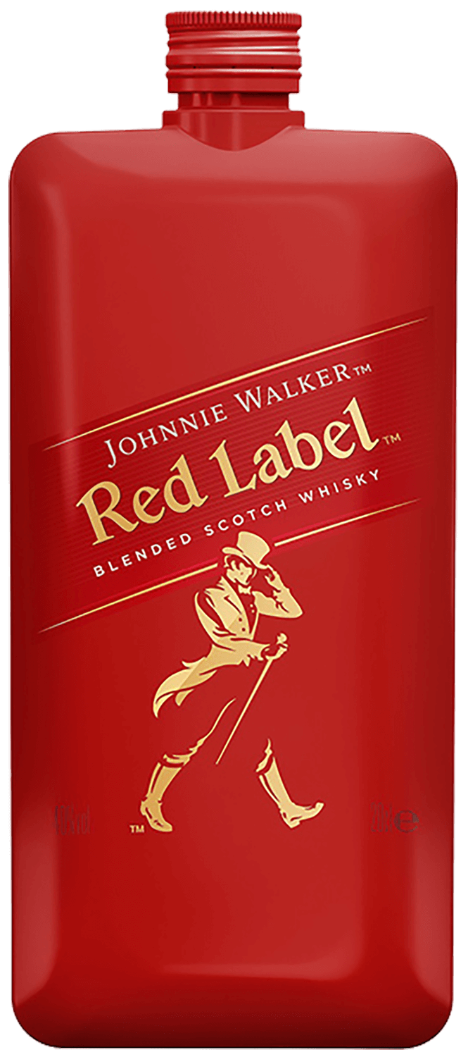 Johnnie Walker Red Label Blended Scotch Whisky (plastic) johnnie walker black label blended scotch whisky