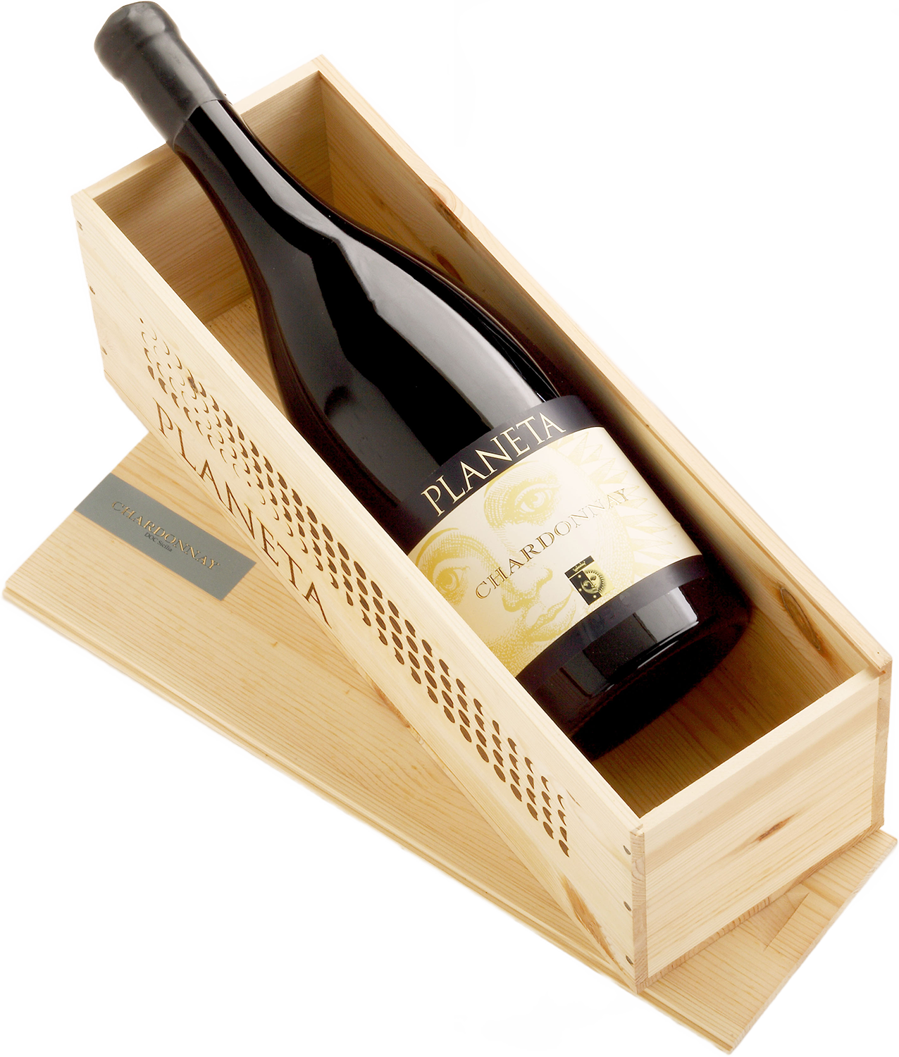 Шардоне Менфи DOC Планета в деревянном коробе 2023 3&nbsp;л