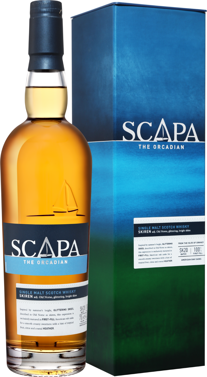 Scapa The Orcadian Skiren Single Malt Scotch Whisky (gift box)