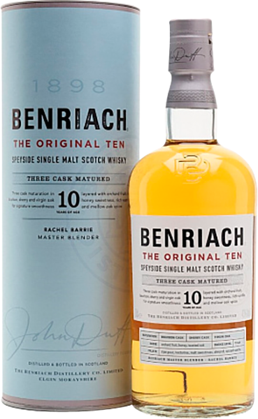 Benriach The Original Ten Single Malt Scotch Whisky (gift box), 0.7 л