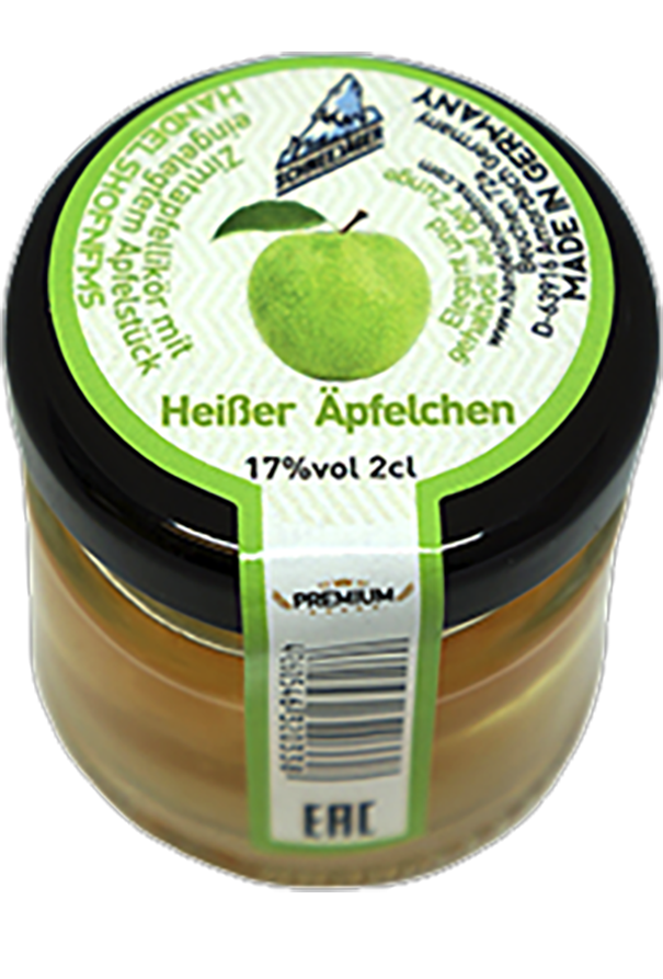 Шнее Егер Ликер Яблоко 0.02&nbsp;л