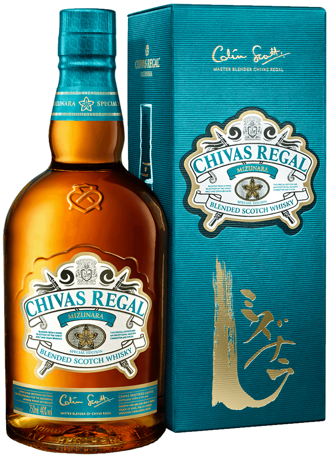 Chivas Regal Mizunara Blended Scotch Whisky (gift box) chivas regal blended scotch whisky 25 y o gift box