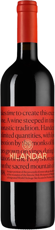 Хиландар Ред Маунт Атос PGI 2018 0.75&nbsp;л