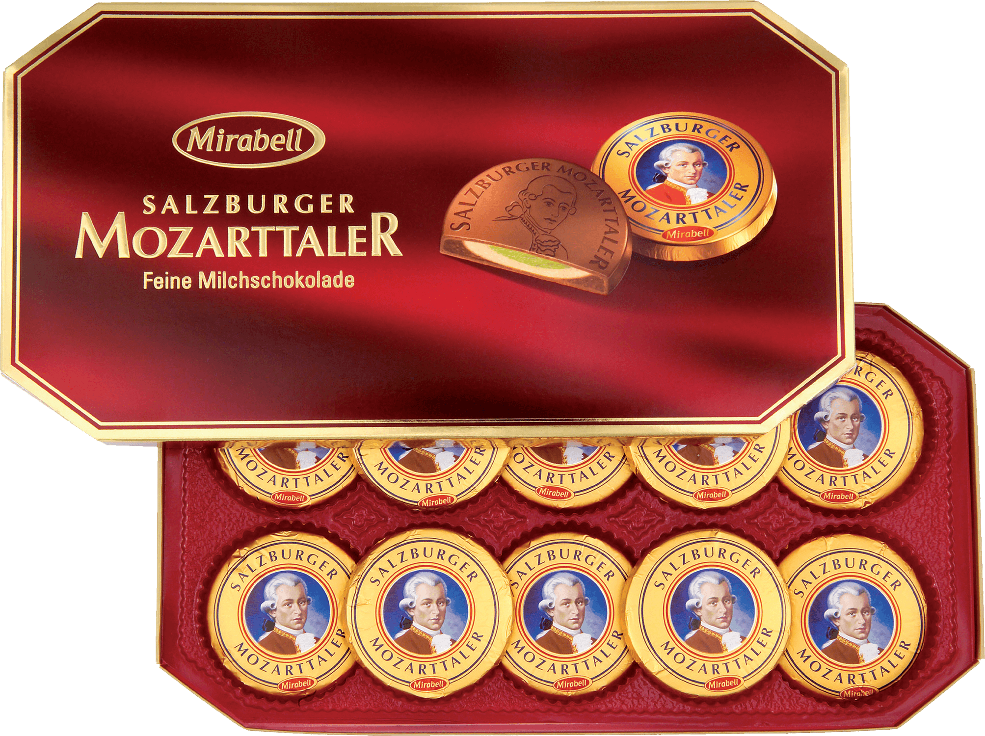 Моцарт конфеты из молочного шоколада Mirabell 200г