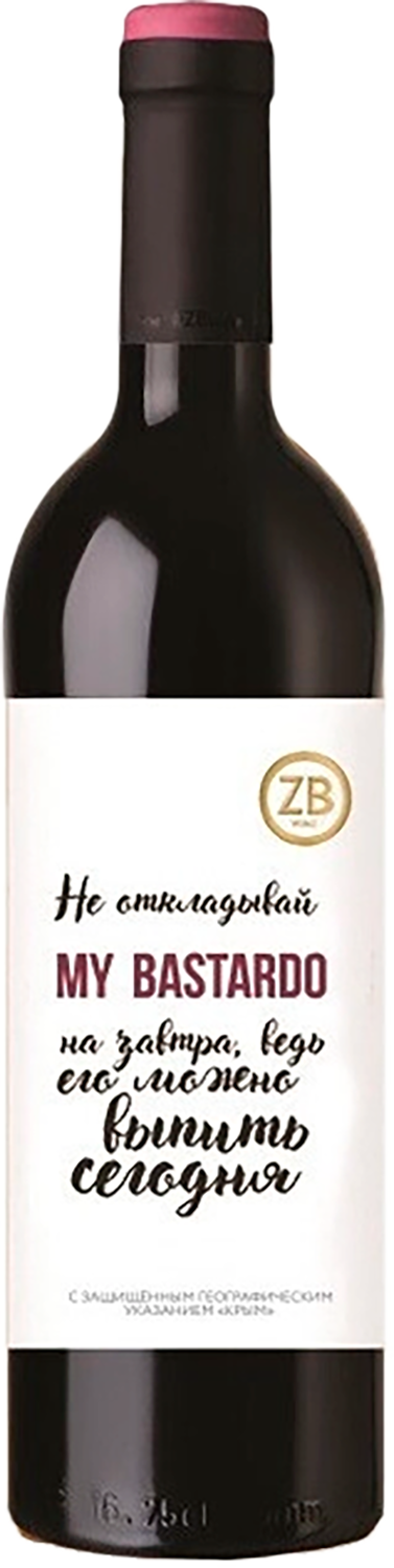 ЗБ Вайн Бастардо Крым ЗГУ Золотая Балка 0.75&nbsp;л