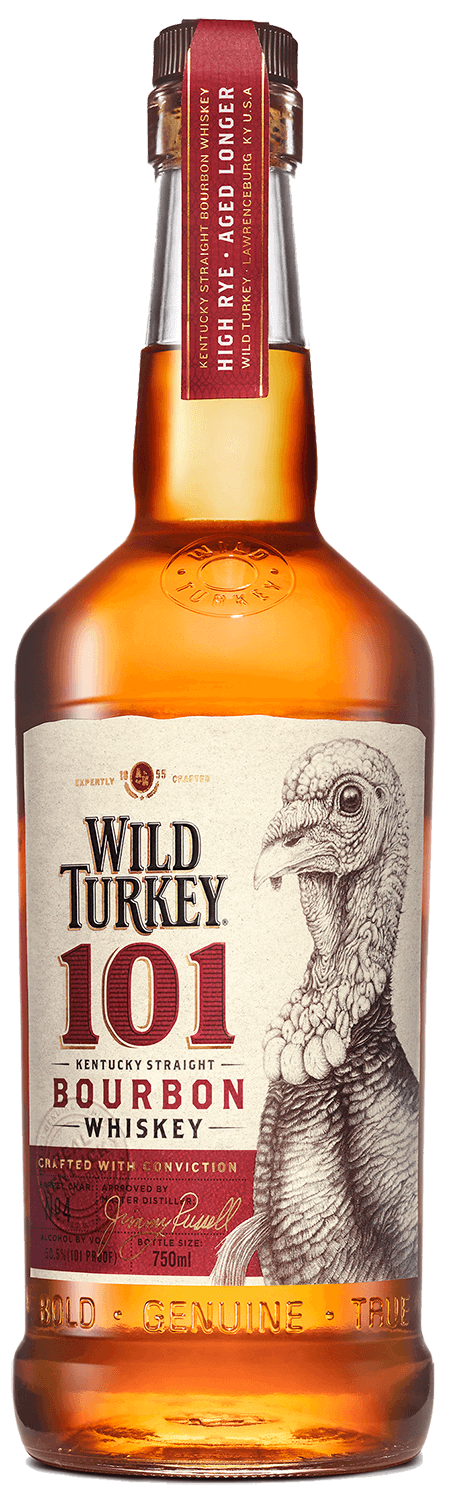 Wild Turkey 101 Kentucky Straight Bourbon wild turkey 101 bourbon gift box with one glass and whisky stones