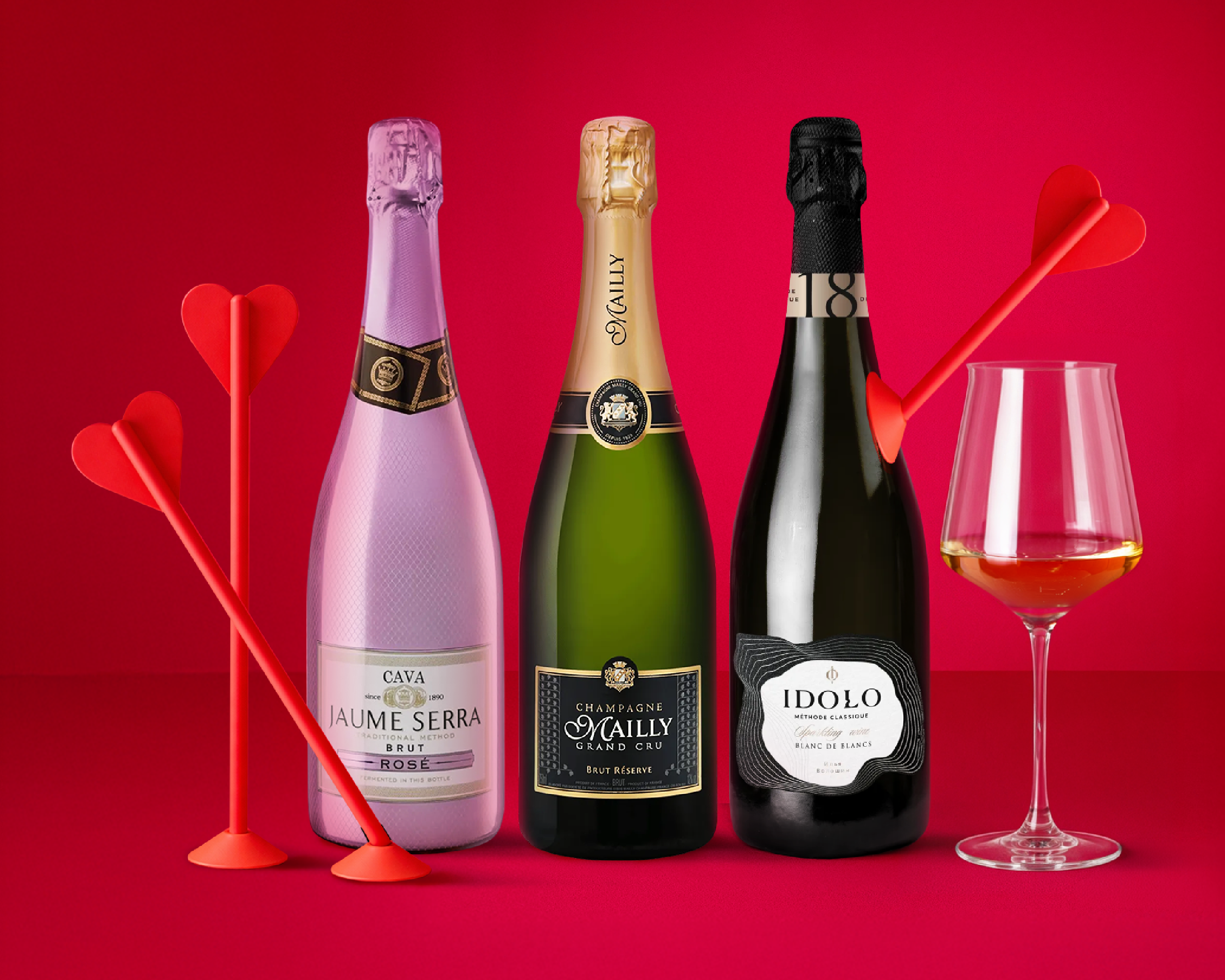 Романтичные скидки: до -50% на вино