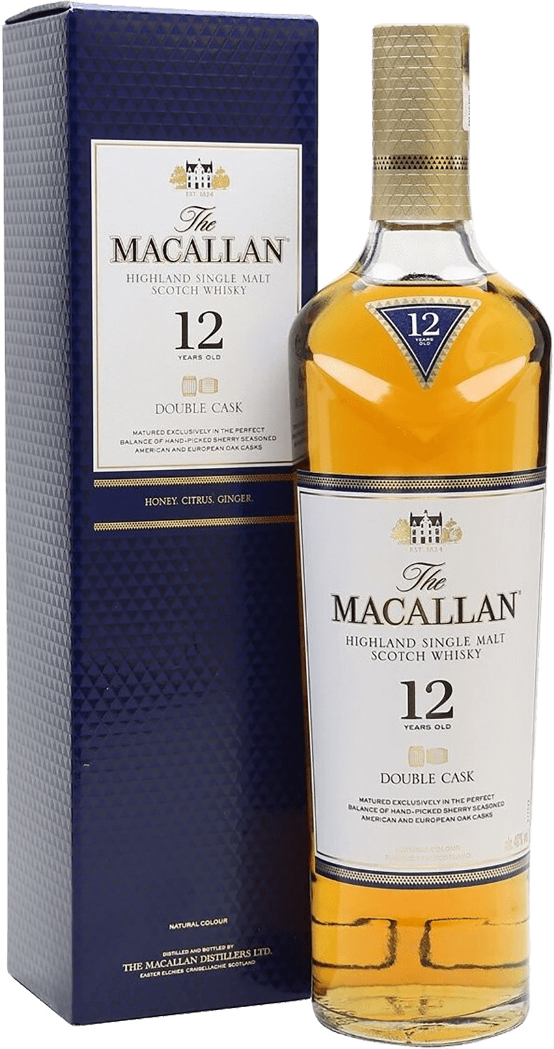 Macallan Double Cask Matured 12 y.o. Highland single malt scotch whisky (gift box) macallan triple cask matured 12 y o highland single malt scotch whisky gift box