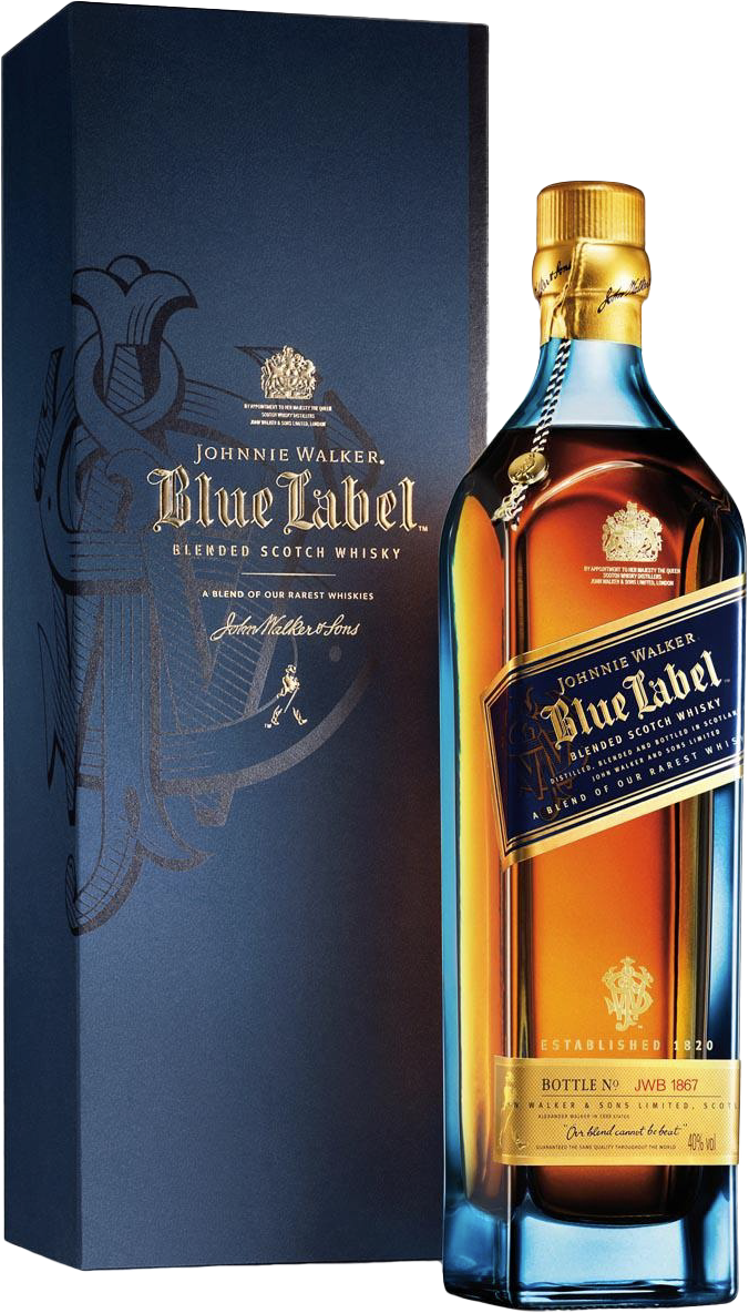 Johnnie Walker Blue Label Blended Scotch Whisky (gift box)