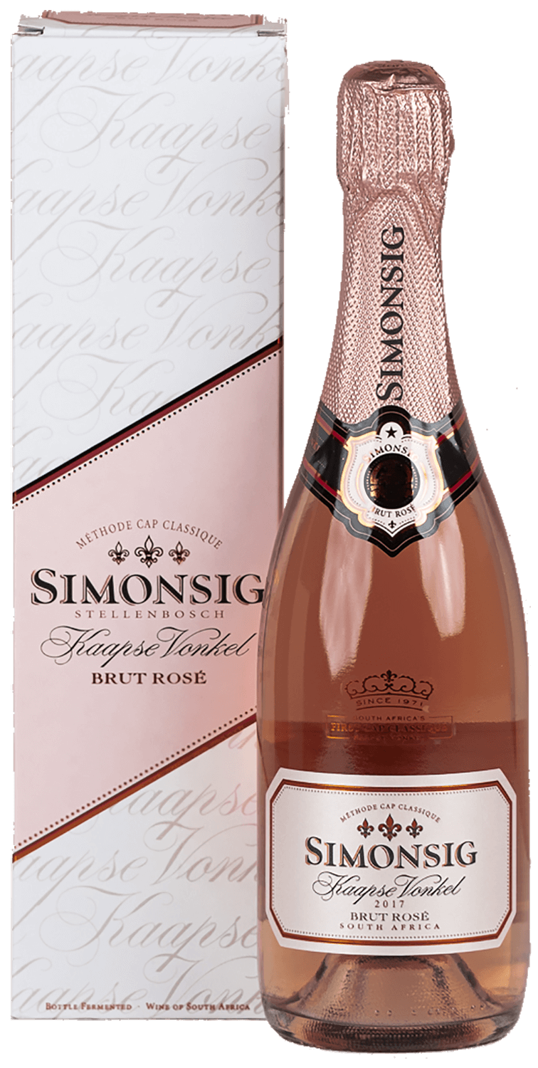Каапс Вонкель Розе Брют Симонсиг в подарочной упаковке 0.75&nbsp;л