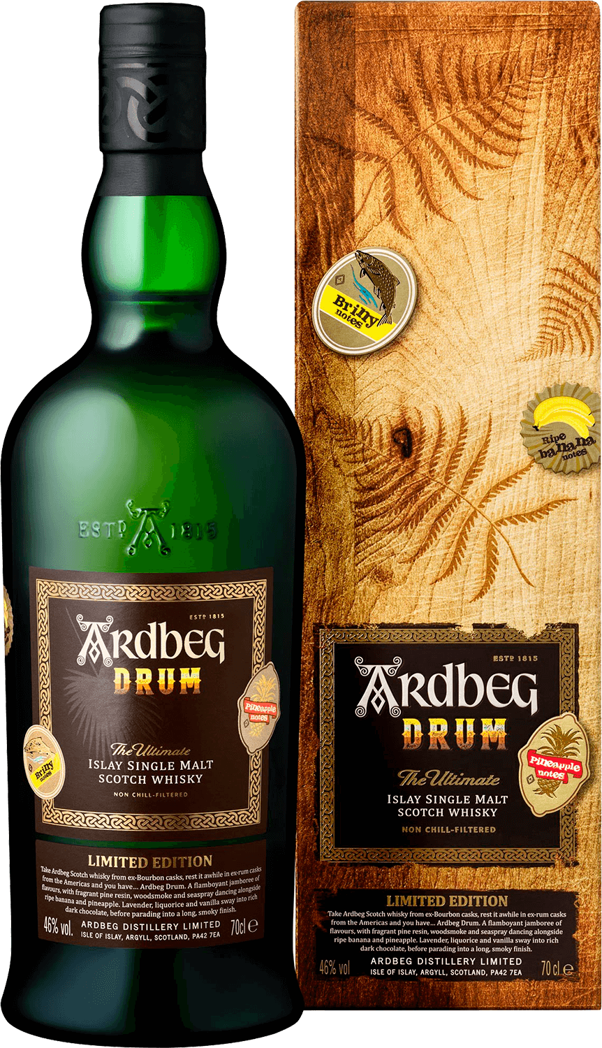 Ardbeg Drum Islay Single Malt Scotch Whisky (gift box) bruichladdich islay barley single malt scotch whisky gift box
