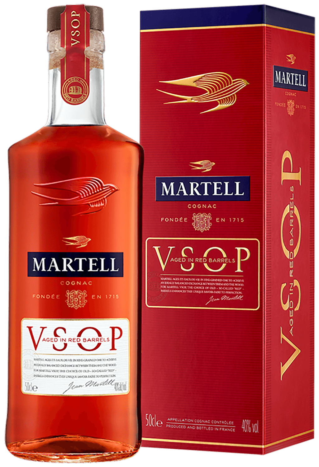 цена Martell VSOP Aged in Red Barrels (gift box)