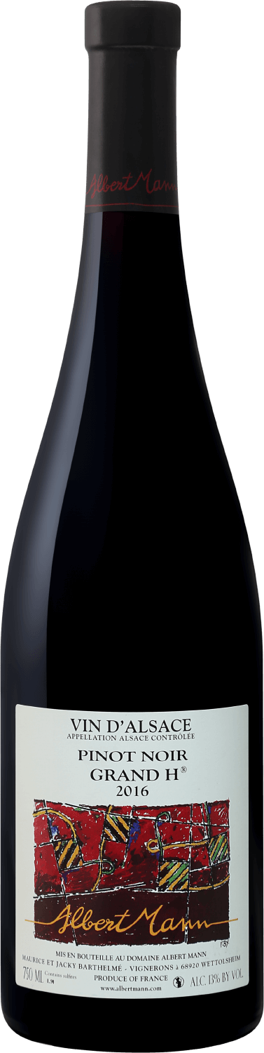 Pinot Noir Grand H Alsace AOC Domaine Albert Mann pinot noir clos de la faille alsace aoc domaine albert mann