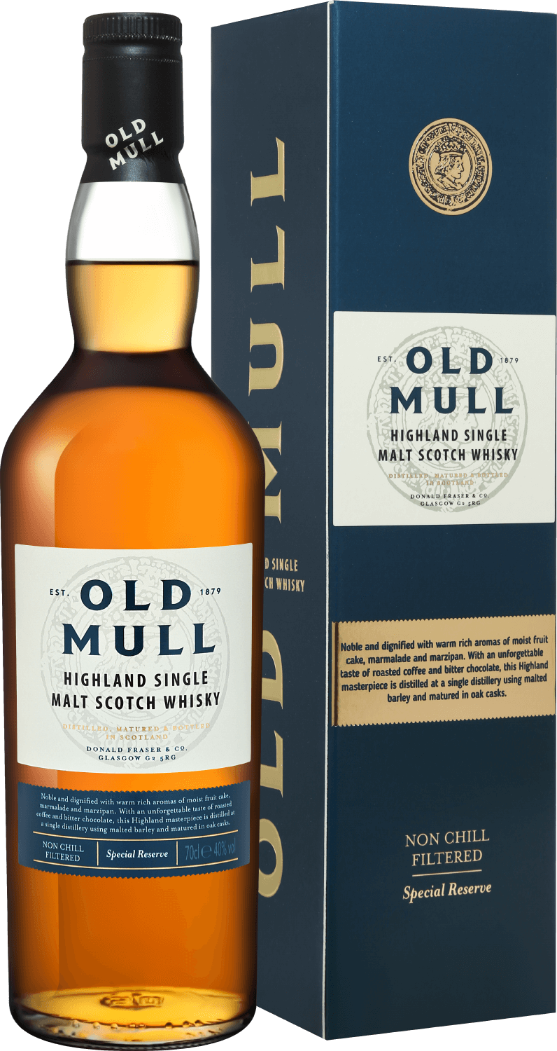 highland queen majesty single malt scotch whisky 16 y o gift box Old Mull Highland Single Malt Scotch Whisky (gift box)