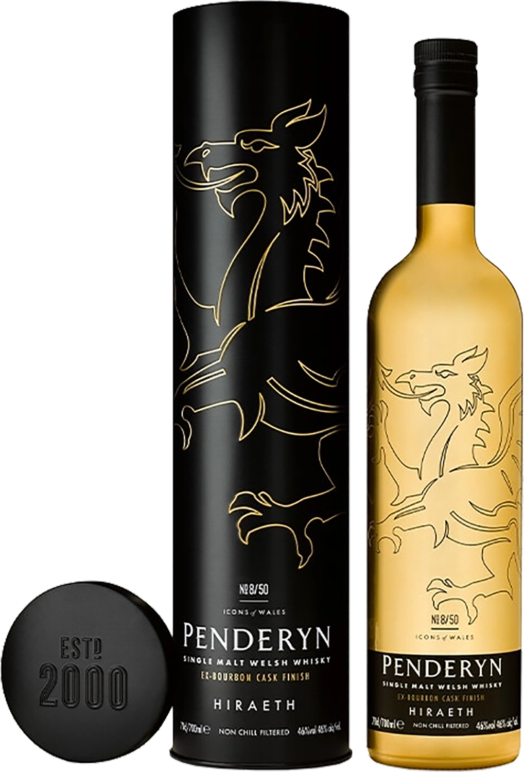 Penderyn Hiraeth Single Malt Welsh Whisky (gift box)